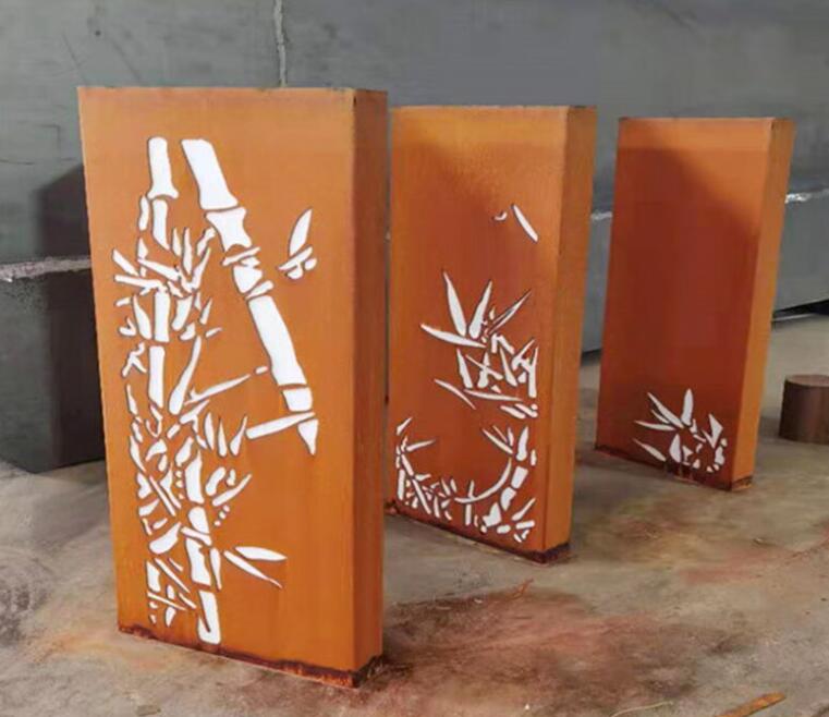 田东锈钢板灯箱